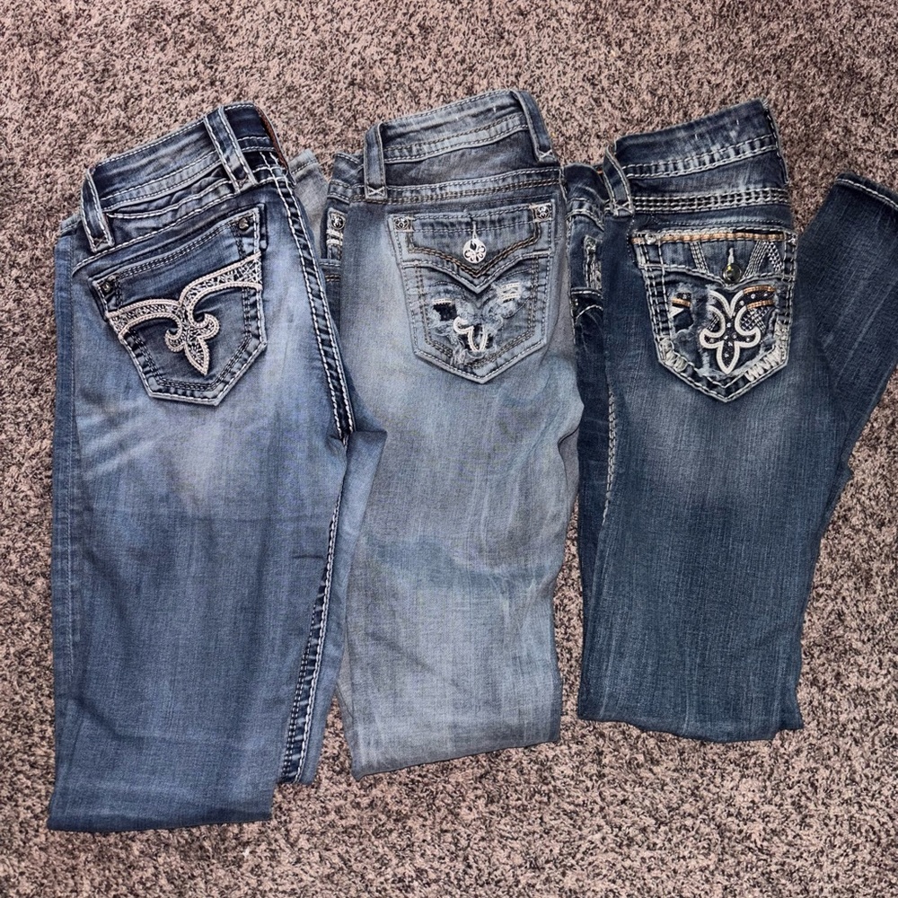 Womens Rock Revival Jeans Size 25